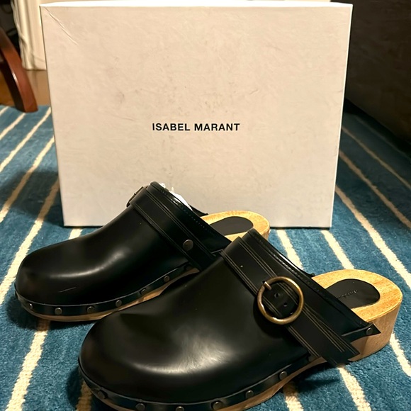 Isabel Marant Thaile leather clogs- great condition! Retail $460. - Picture 2 of 9